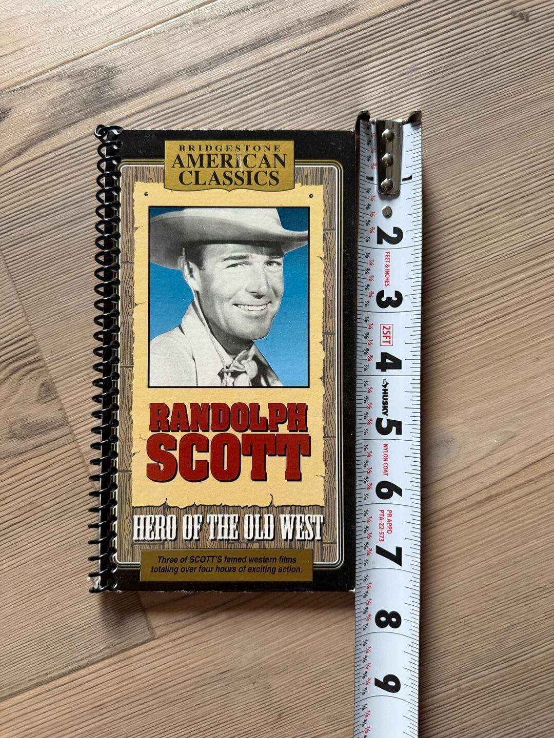 Randolph Scott - Hero of the Old West Spiral Bound Notebook
