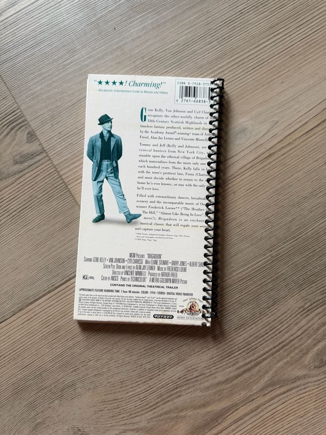 MGM Musicals Brigadoon Gene Kelly Van Johnson Cyd Charisse Spiral-Bound Notebook