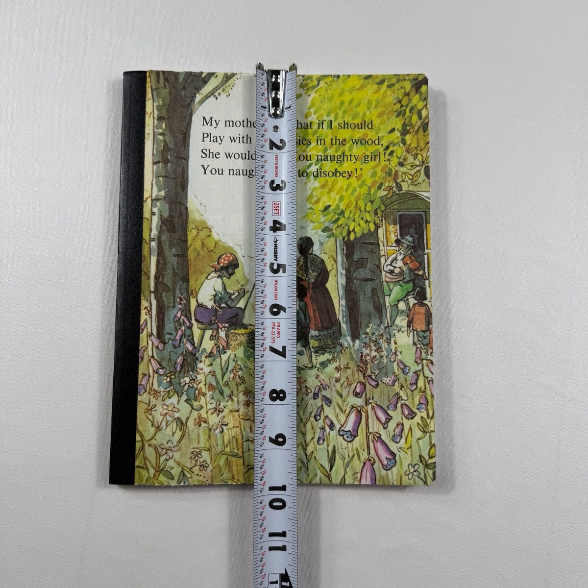 Vintage Nursery Rhyme Lined Notebook Journal