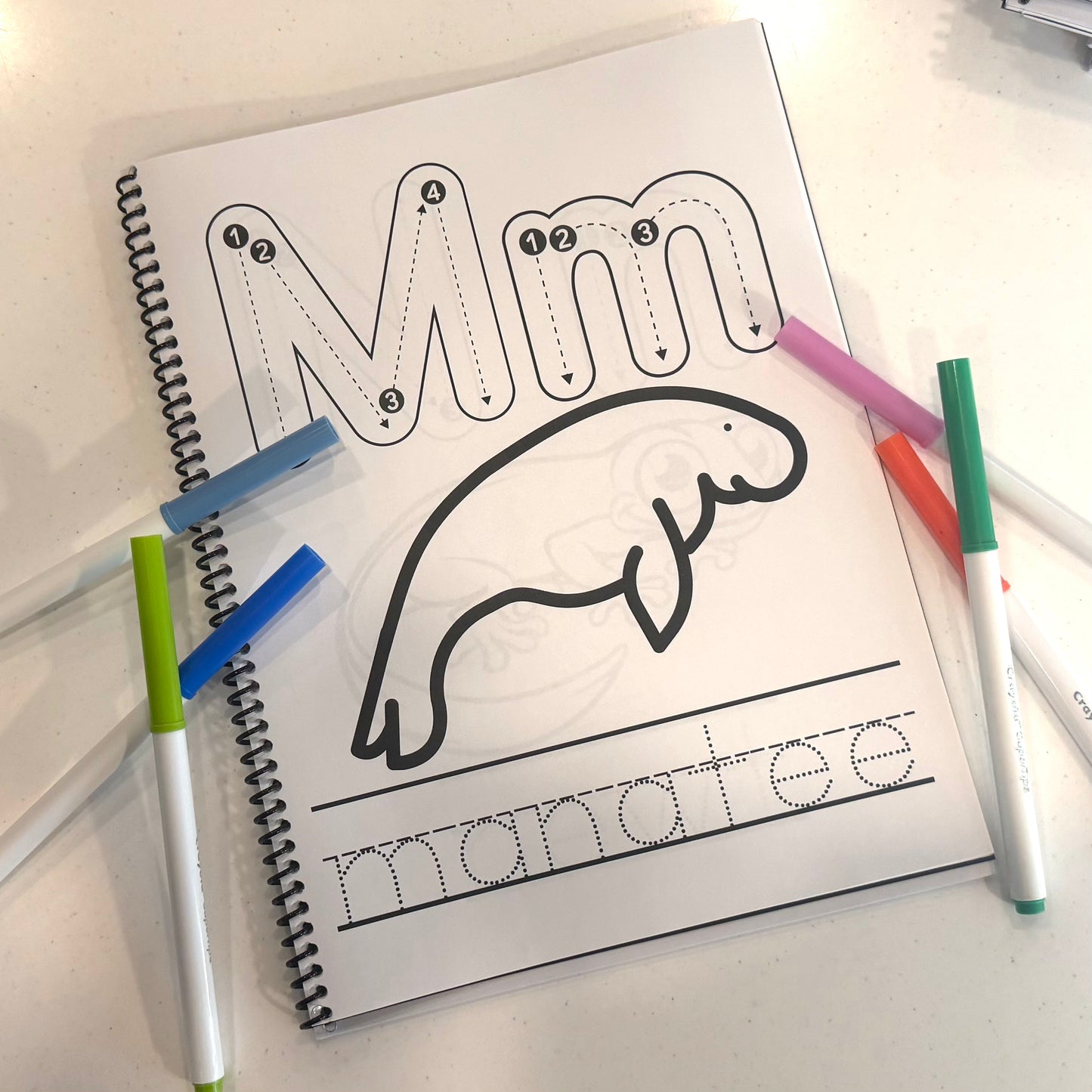 ABC Animals Coloring Book