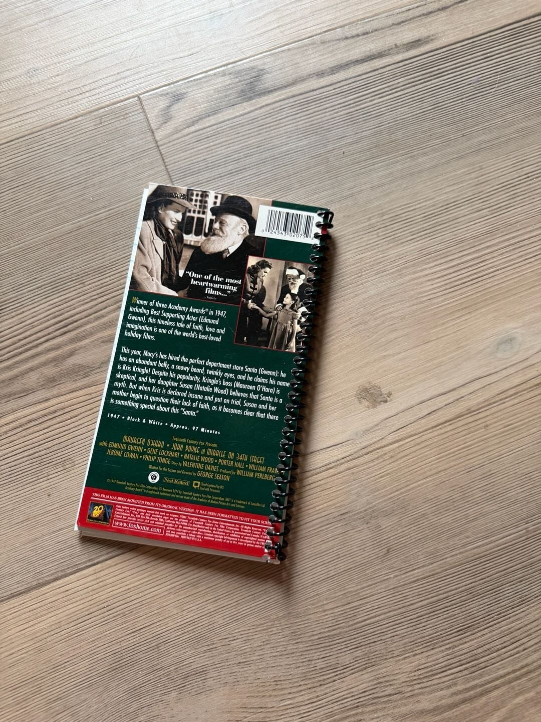 Miracle on 34th Street 1947 Original Holiday Classic Spiral-Bound Notebook