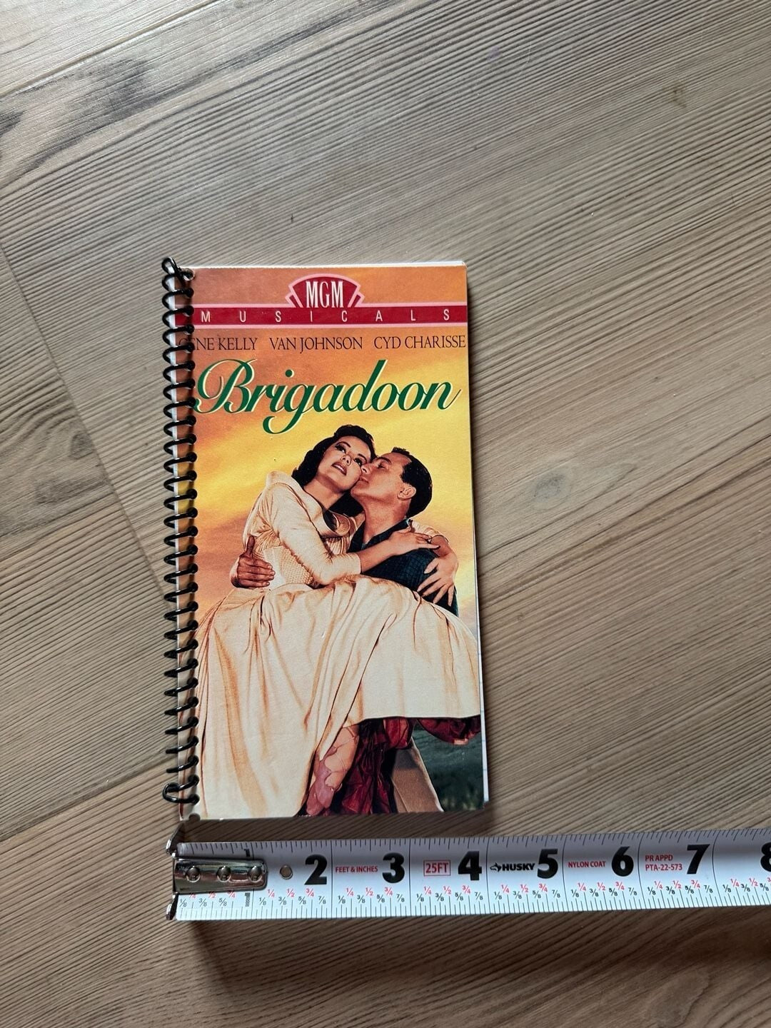 MGM Musicals Brigadoon Gene Kelly Van Johnson Cyd Charisse Spiral-Bound Notebook