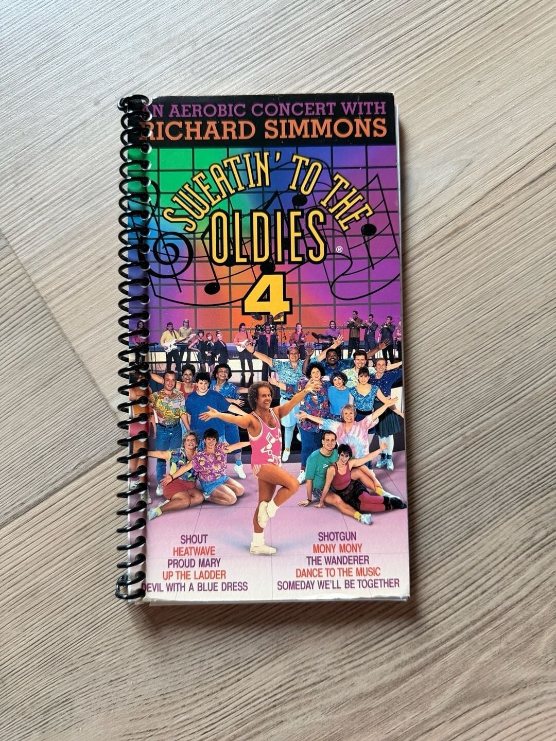 Richard Simmons Sweatin' To The Oldies 4 Aerobic Exercise Notebook