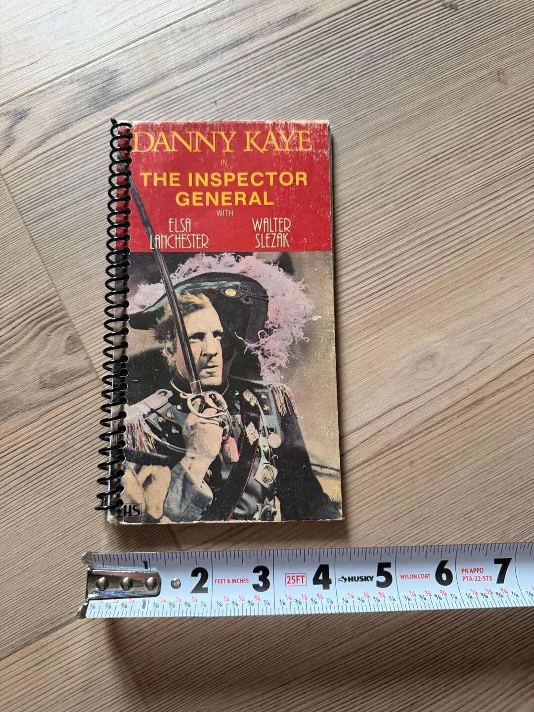 The Inspector General (1949) Danny Kaye Spiral Bound Notebook