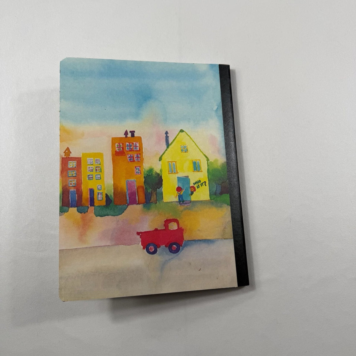 Whimsical Cityscape Lined Notebook Journal