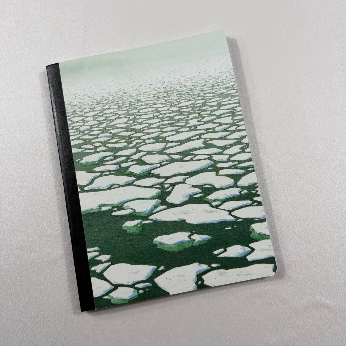 Broken Ice with Hot Air Balloon Lined Notebook Journal