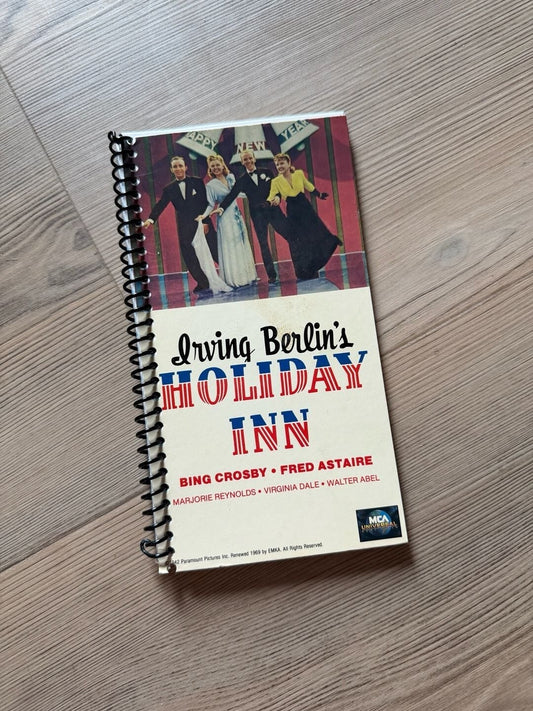 Irving Berlin's Holiday Inn VHS (1990 MCA Home Video) Spiral Bound Notebook