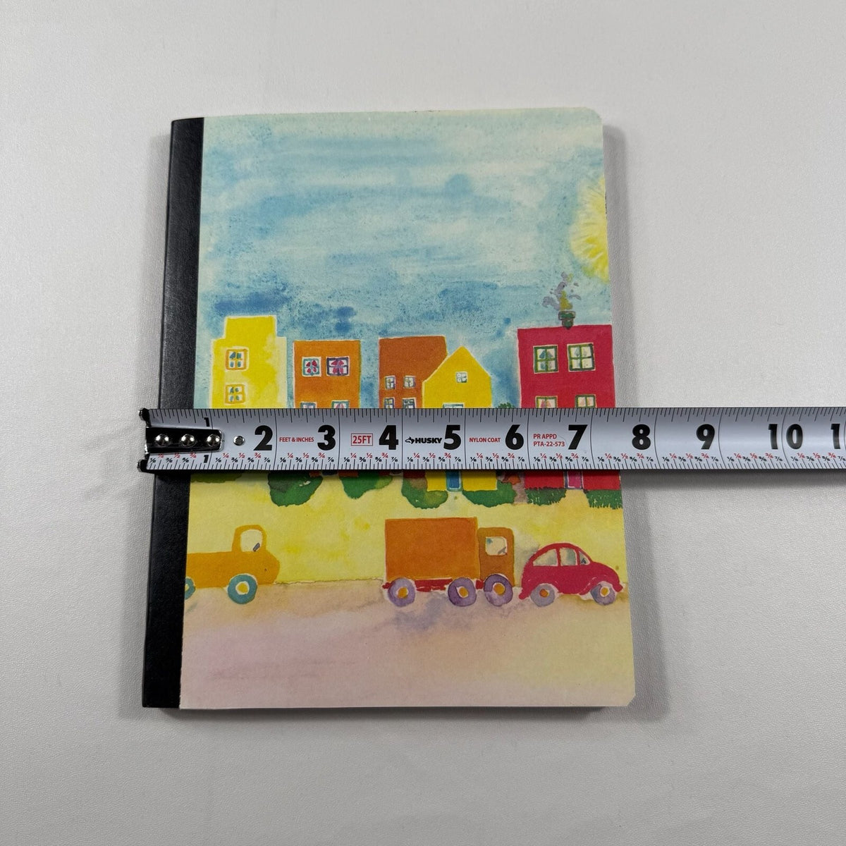 Whimsical Cityscape Lined Notebook Journal