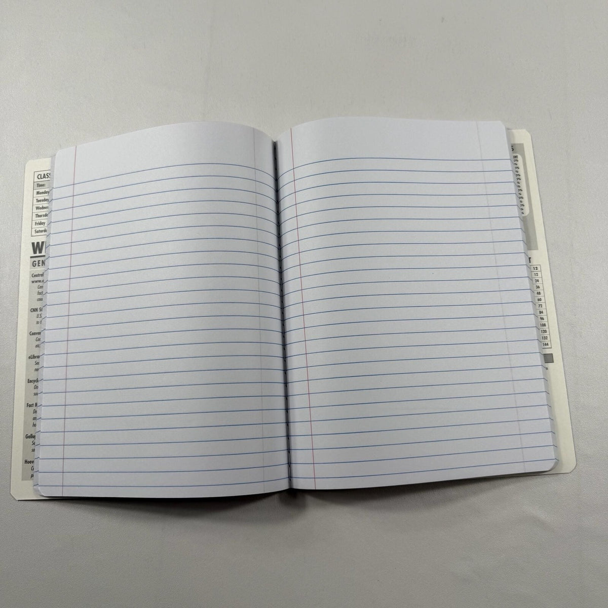 Broken Ice with Hot Air Balloon Lined Notebook Journal