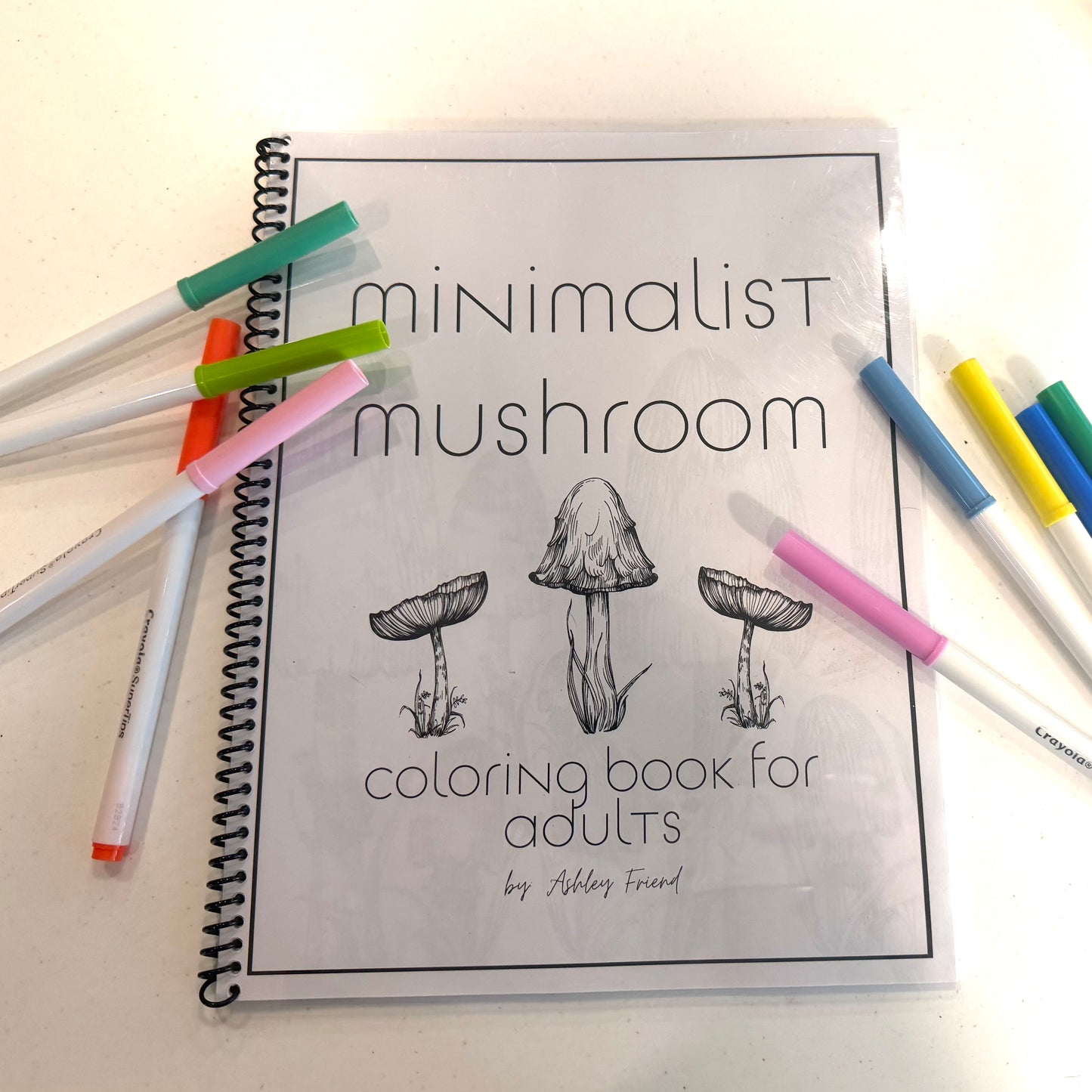 Mushroom Coloring Book