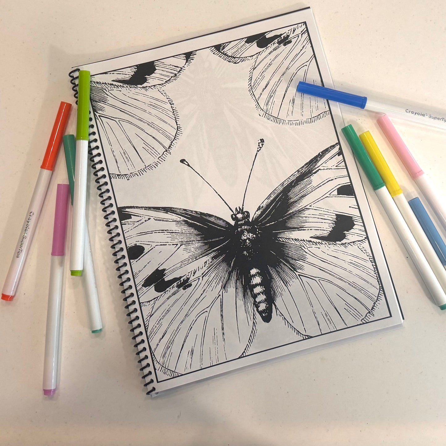 Butterfly & Moth Coloring Book