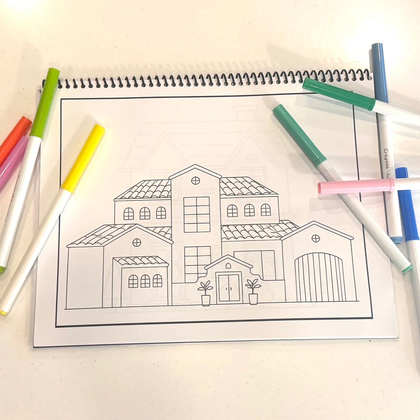 House Coloring Book
