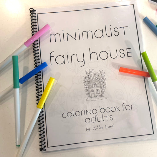 Fairy House Coloring Book