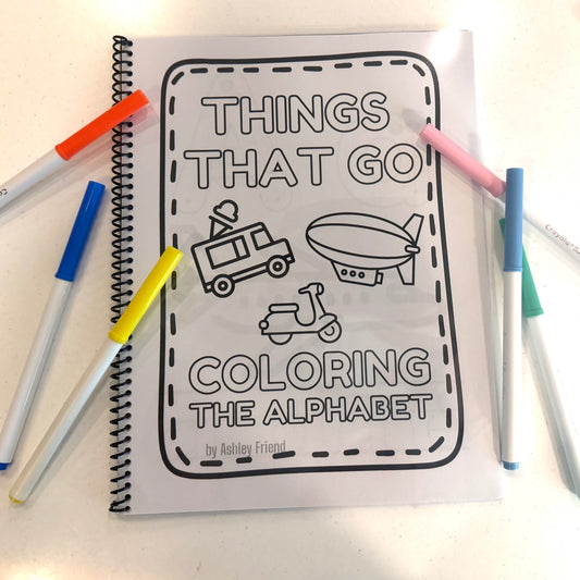 ABC Things that Go Coloring Book