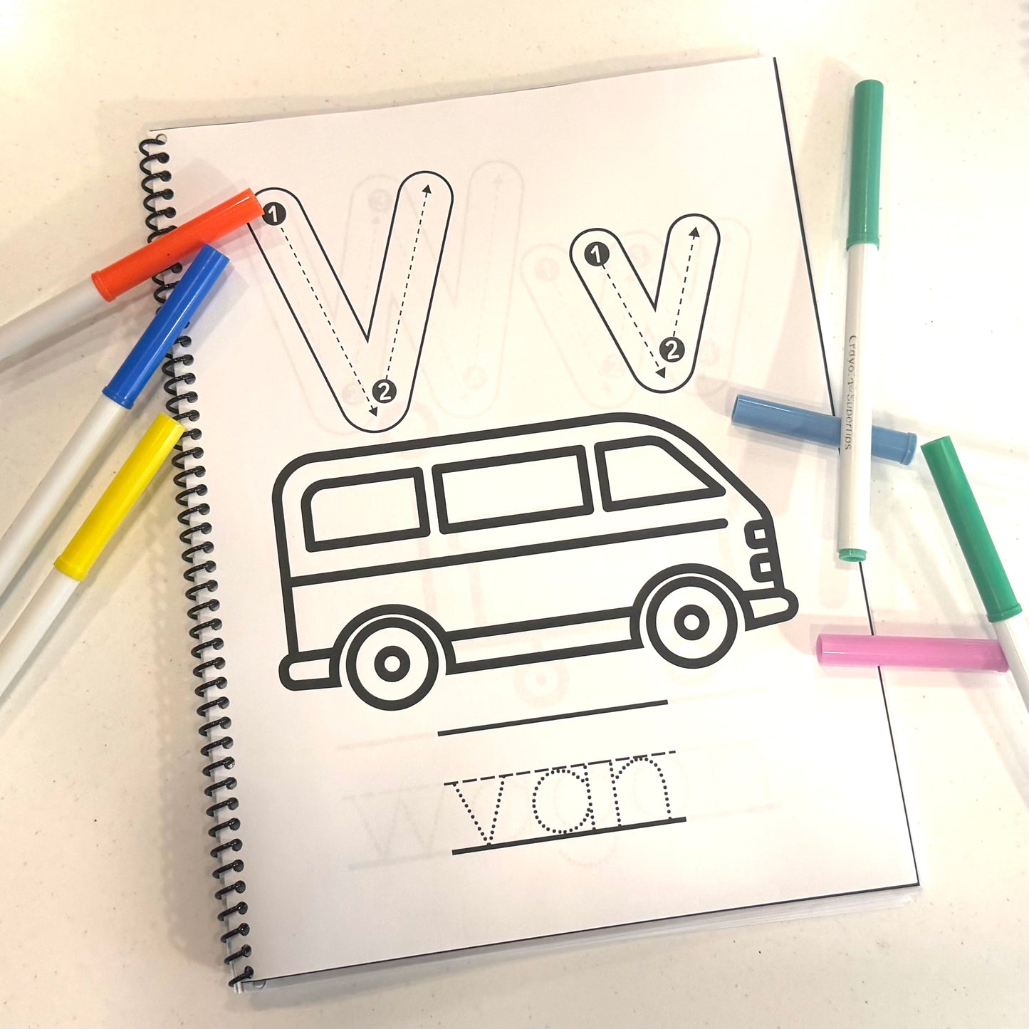 ABC Things that Go Coloring Book