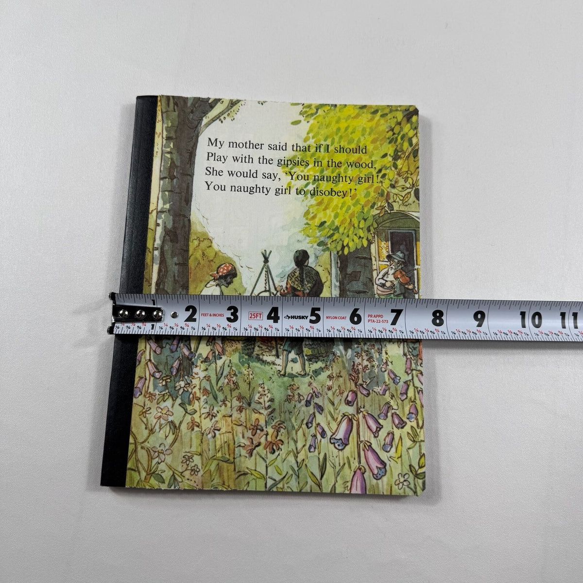 Vintage Nursery Rhyme Lined Notebook Journal