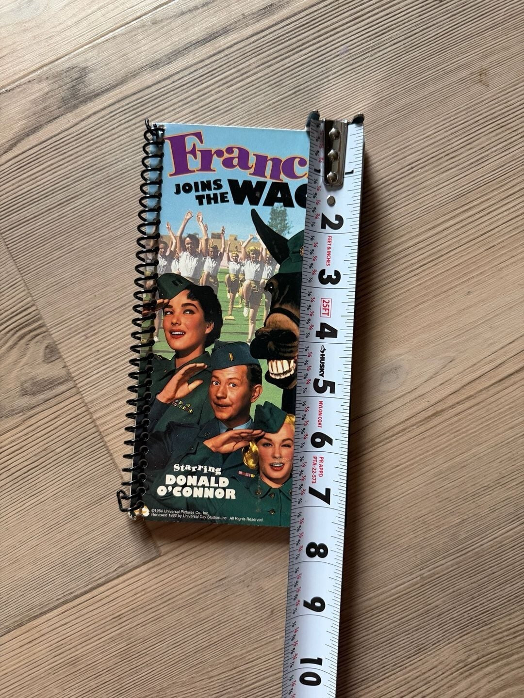 Francis Joins the WACS Vintage Movie Memorabilia Spiral Notebook