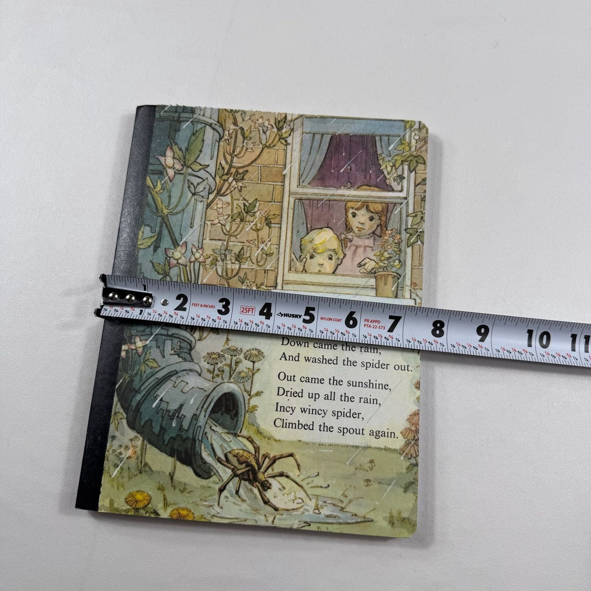 Vintage Incy Wincy Spider Lined Notebook Journal