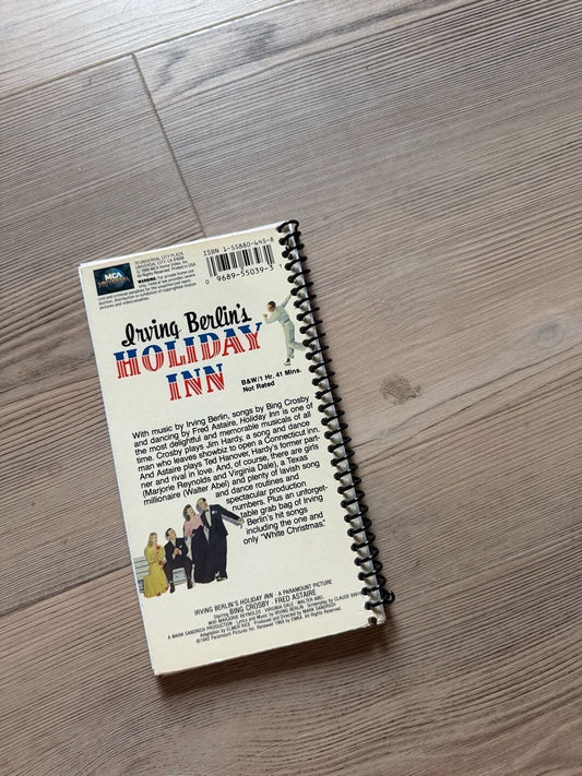 Irving Berlin's Holiday Inn VHS (1990 MCA Home Video) Spiral Bound Notebook