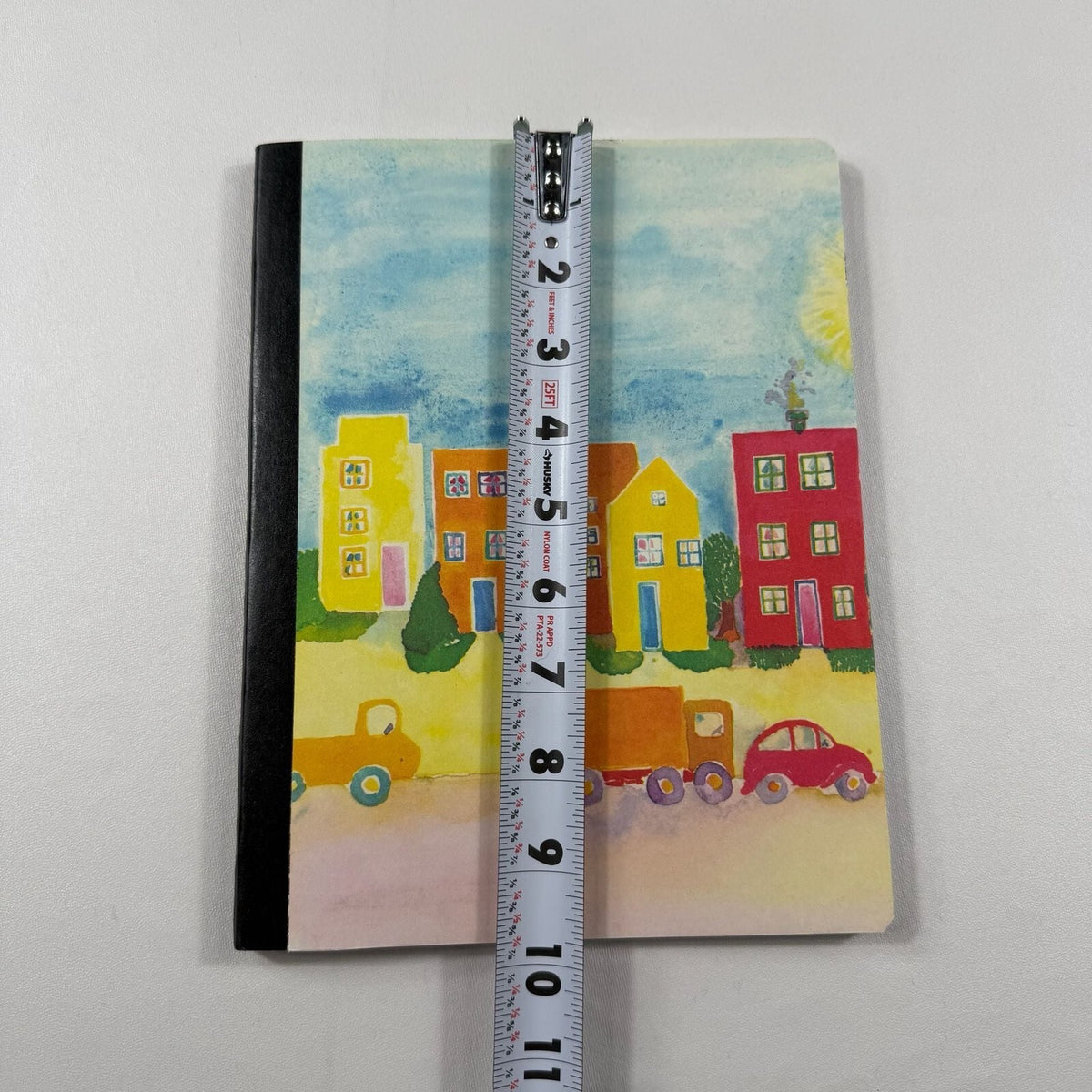 Whimsical Cityscape Lined Notebook Journal